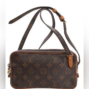 Louis Vuitton Vintage Brown Monogram Marly
Bandouliere Crossbody Bag